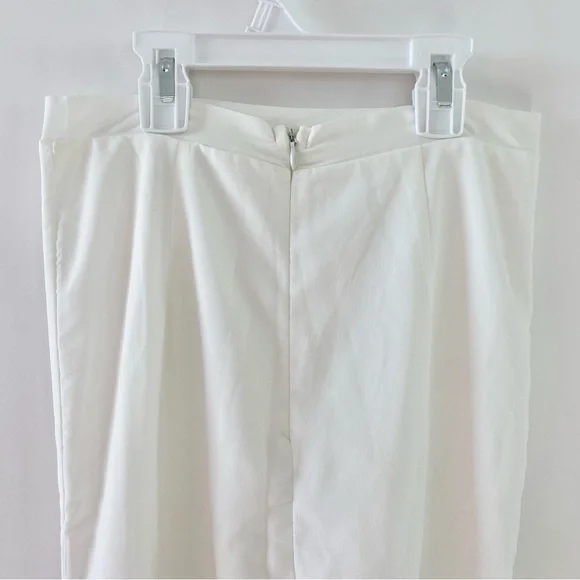 NWT Dress Me Zara White Lace Crop Top & Split Hem Maxi Skirt Two Piece Set Small - Picture 13 of 15